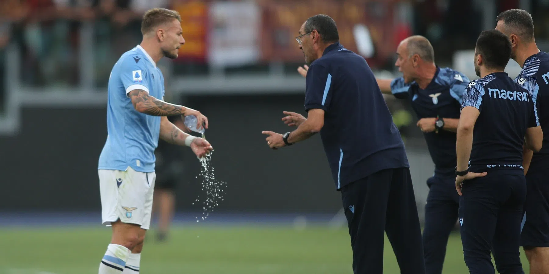 Maurizzio Sarri gaf een medische update over Ciro Immobile op de persconferentie