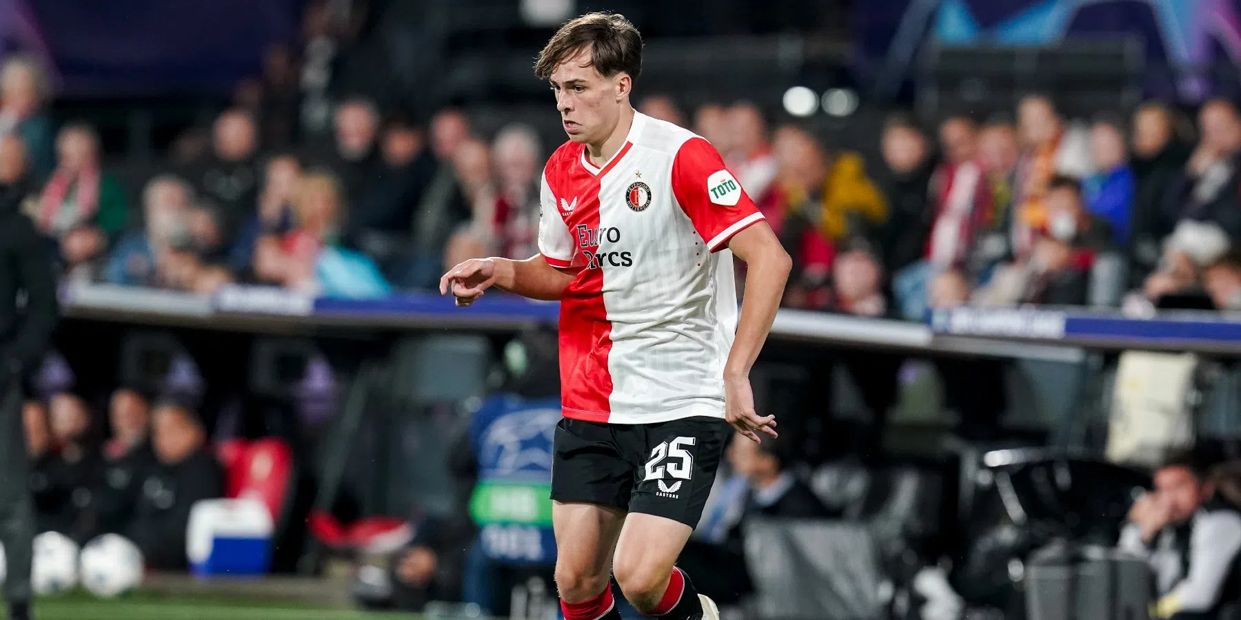 Feyenoord heeft gelijkgespeeld in de Youth League tegen Lazio