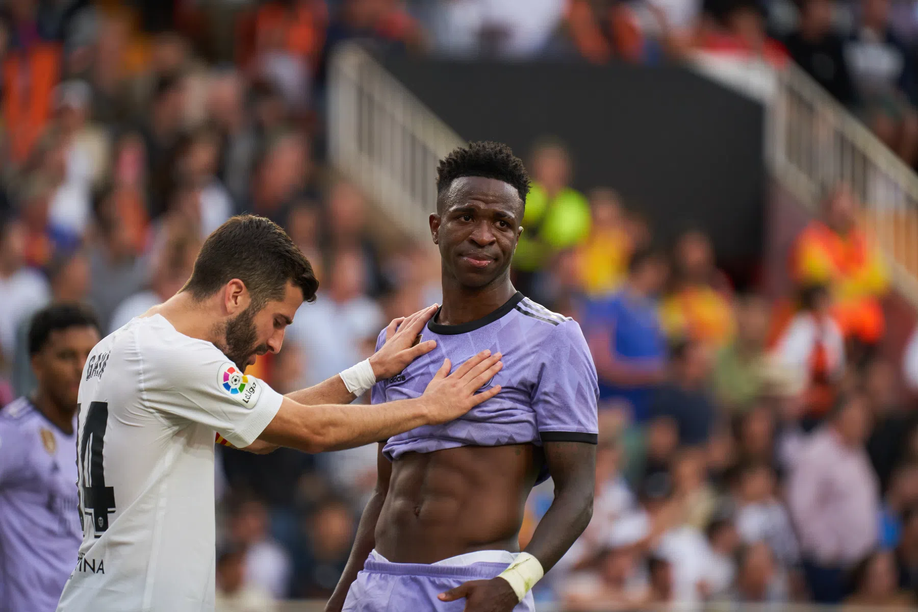 Valencia CF baalt van foto Vinicius Júnior