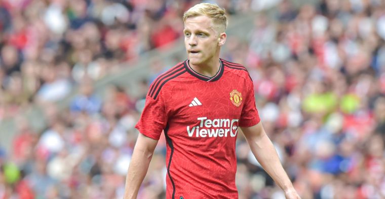 Van de Beek staat voor een vertrek bij Manchester United