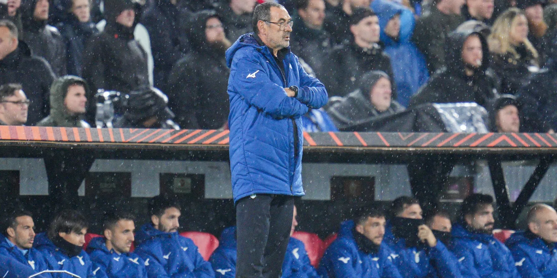 Maurizio Sarri is blij dat 'doelpuntenmachine' Feyenoord niet scoorde tegen Lazio