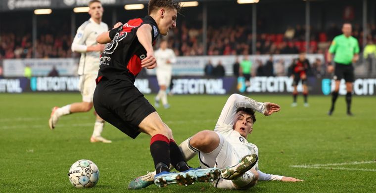 Ajacied Benjamin Tahirović krijgt kritiek op manier van juichen tegen Almere City