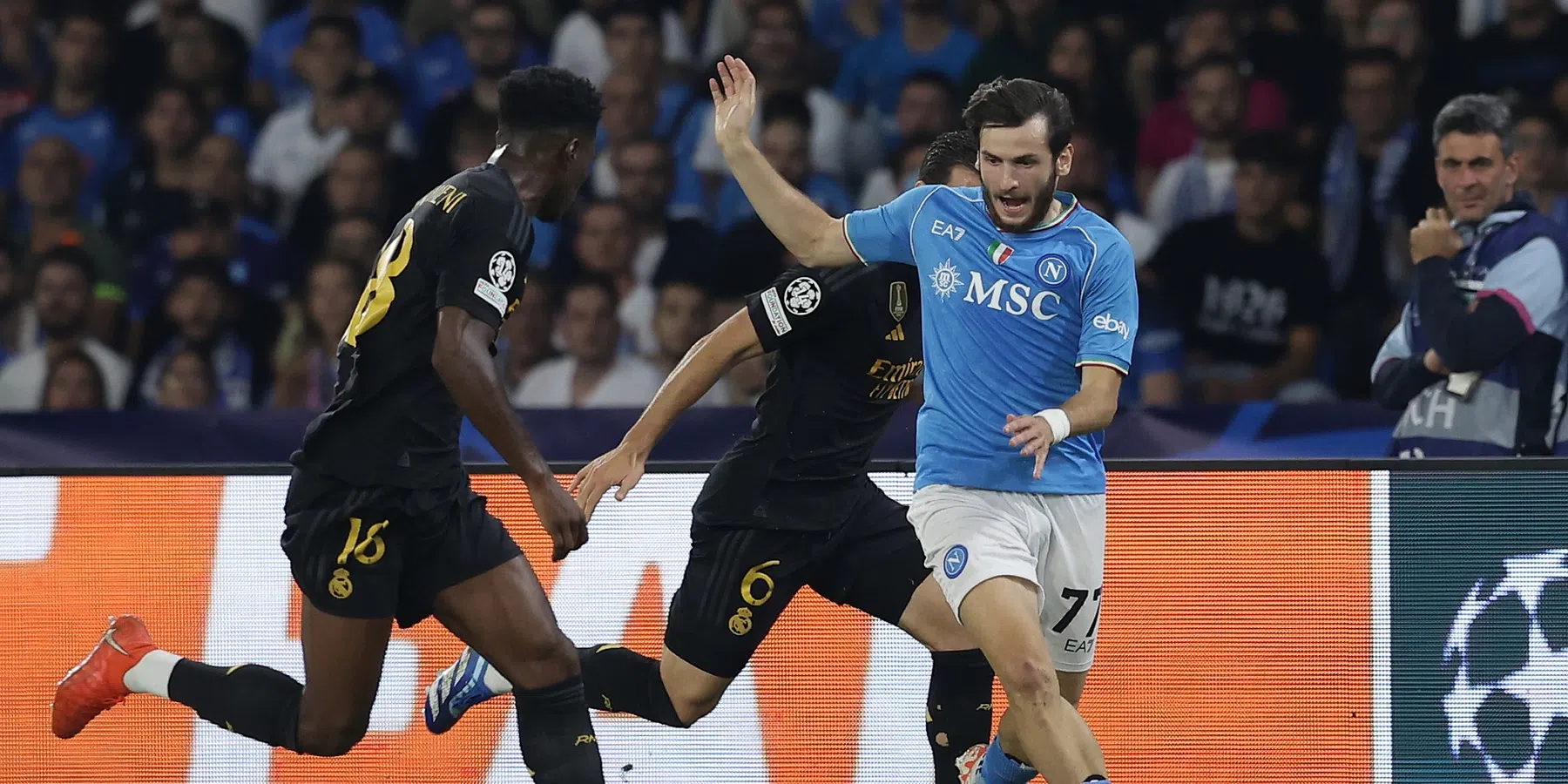 Waar en hoe laat wordt de wedstrijd tussen Real Madrid en Napoli uitgezonden?
