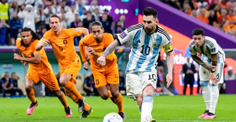 Lionel Messi heeft spijt van zijn actie richting Louis van Gaal op het WK