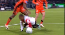 Thumbnail for article: De beelden: Feyenoord-aanvaller Paixao krijgt geel na schwalbe tegen Volendam