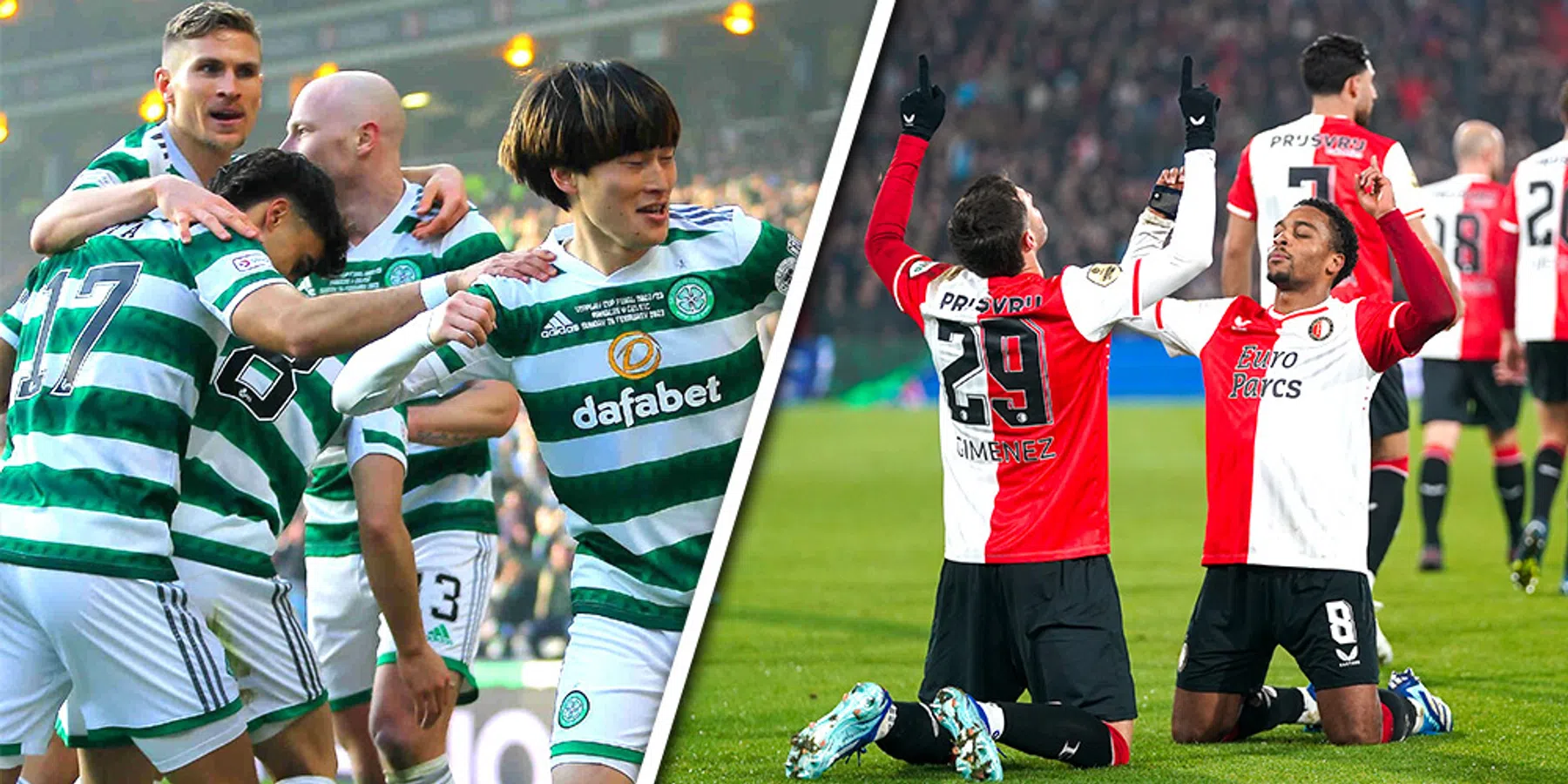 Waar en hoe laat wordt het Champions League-duel Celtic - Feyenoord uitgezonden?