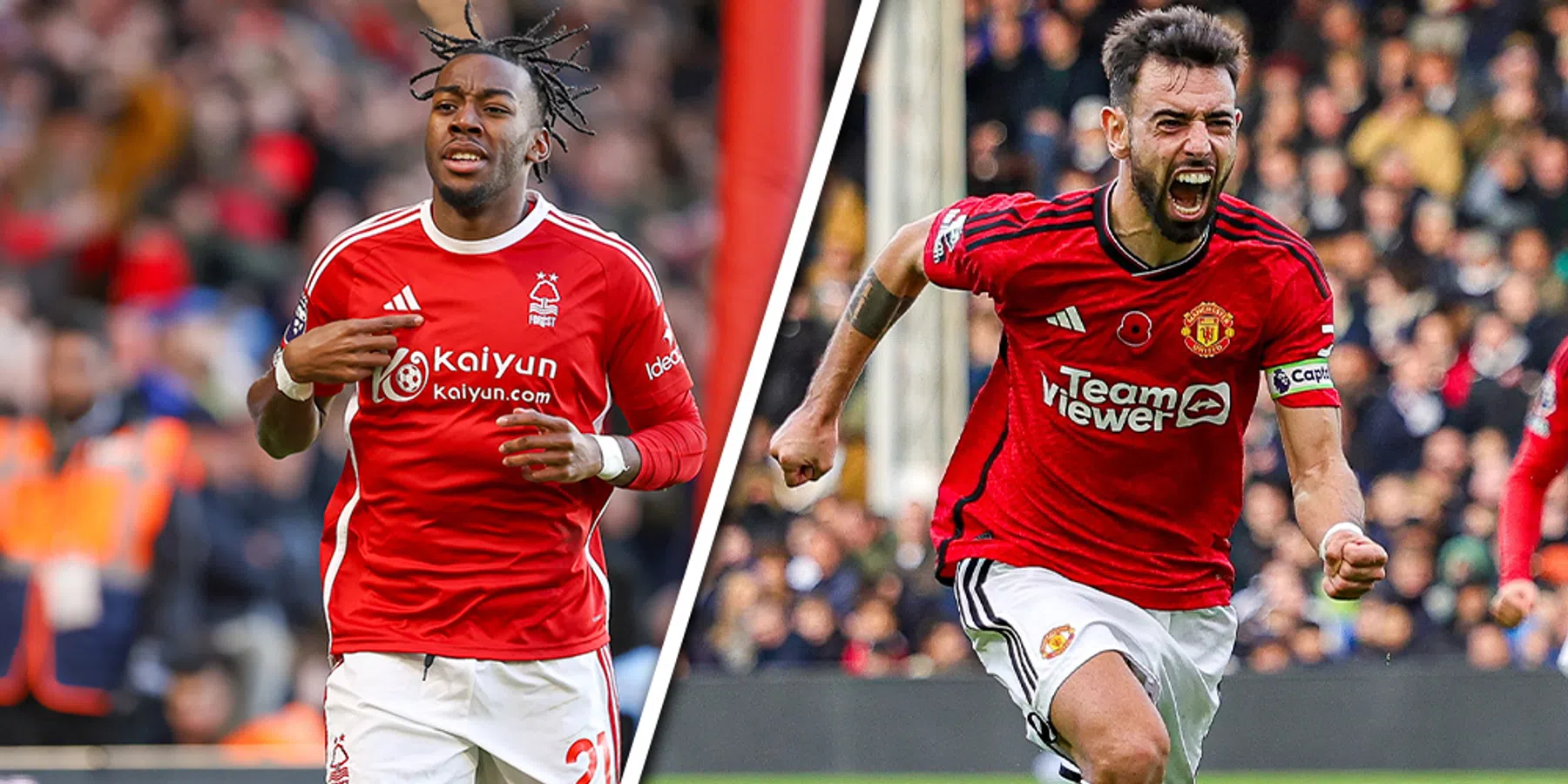 Waar en hoe laat wordt Nottingham Forest - Manchester United uitgezonden?