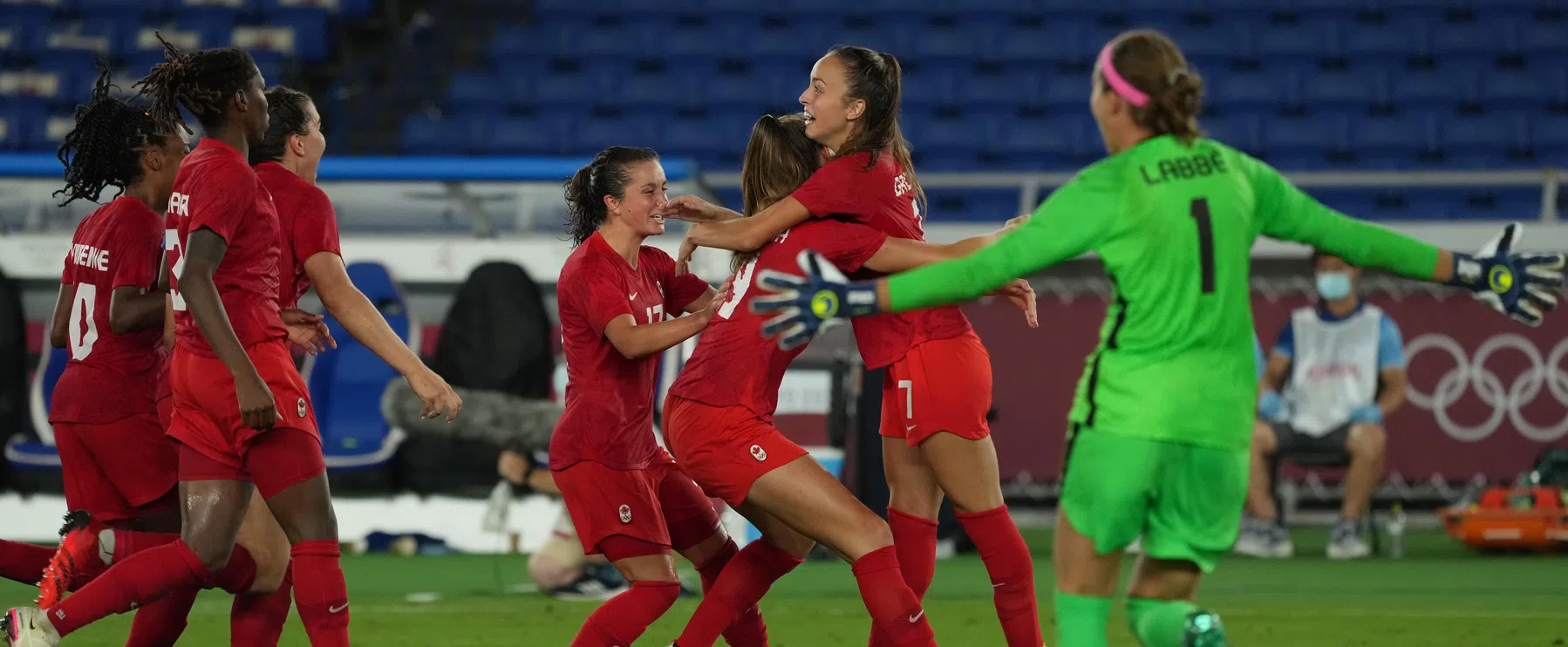 Welke nationale vrouwen teams doen mee aan de Olympische Spelen?