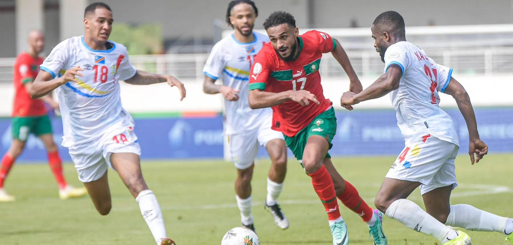 Marokko wint van Zambia en gaat als groepshoofd verder in de Afrika Cup