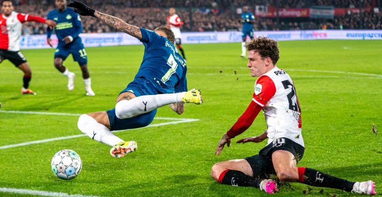 KNVB wil niet inhoudelijk reageren op penaltymoment Feyenoord - PSV