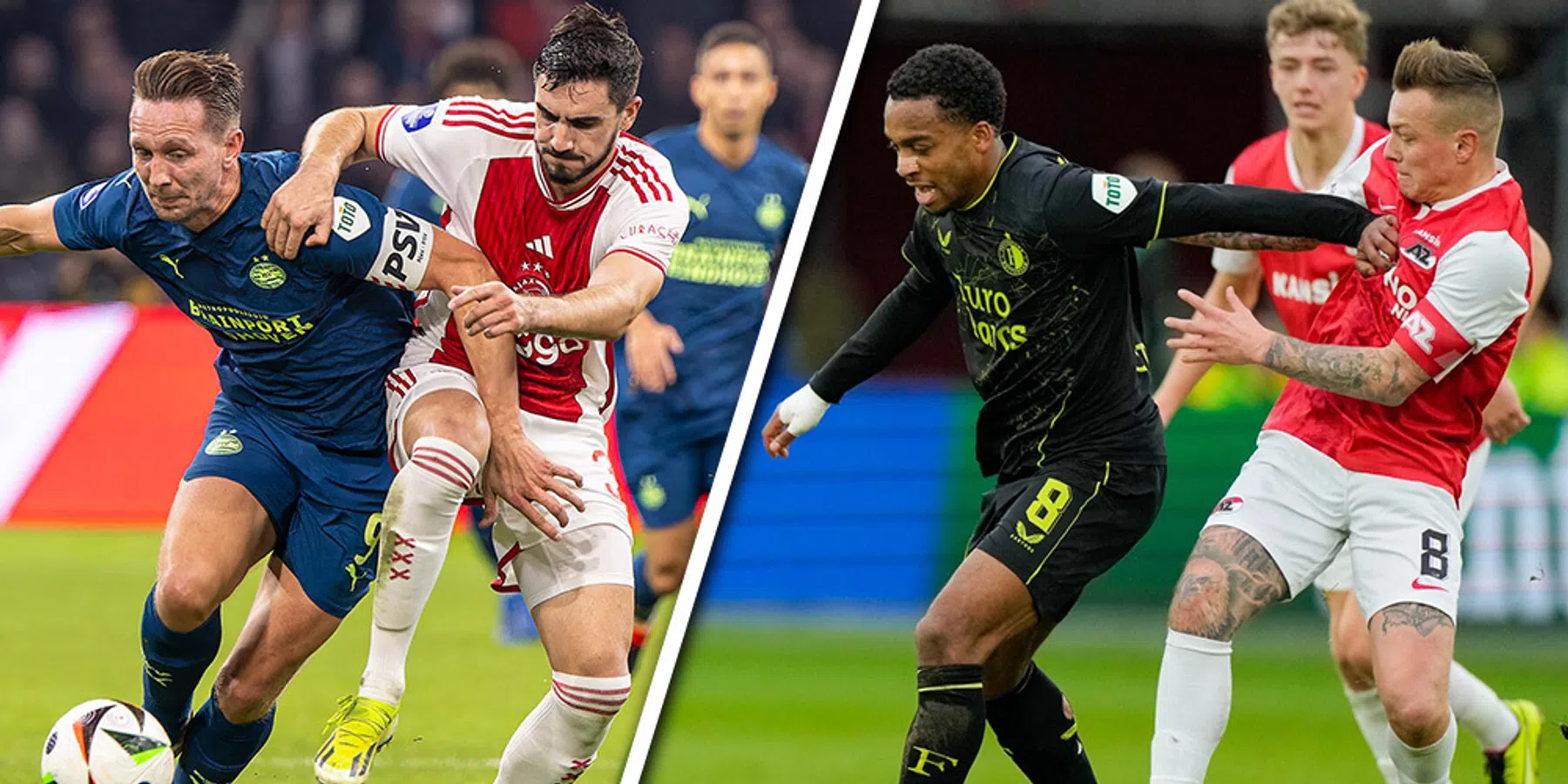 Dit schrijven de ochtendkranten over de toppers Ajax-PSV en AZ-Feyenoord