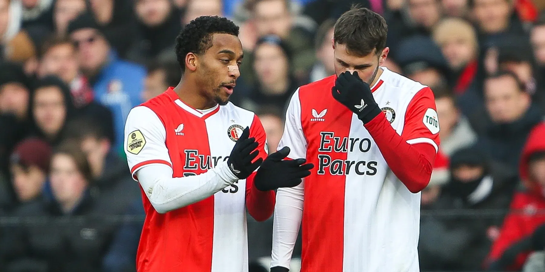 Santiago Gimenez mist de halve bekerfinale met Feyenoord wegens een schorsing