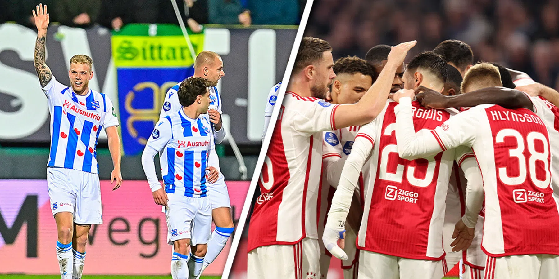 Waar en hoe laat wordt de wedstrijd tussen Heerenveen en Ajax uitgezonden?