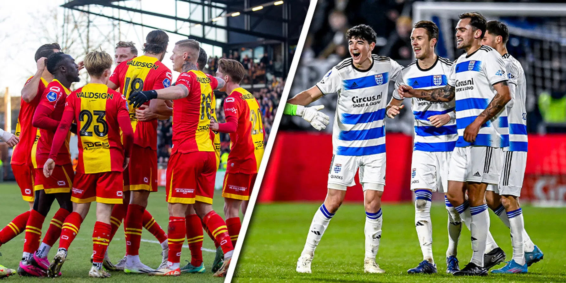 Waar en hoe laat wordt de derby tussen Go Ahead Eagles en PEC Zwolle uitgezonden?