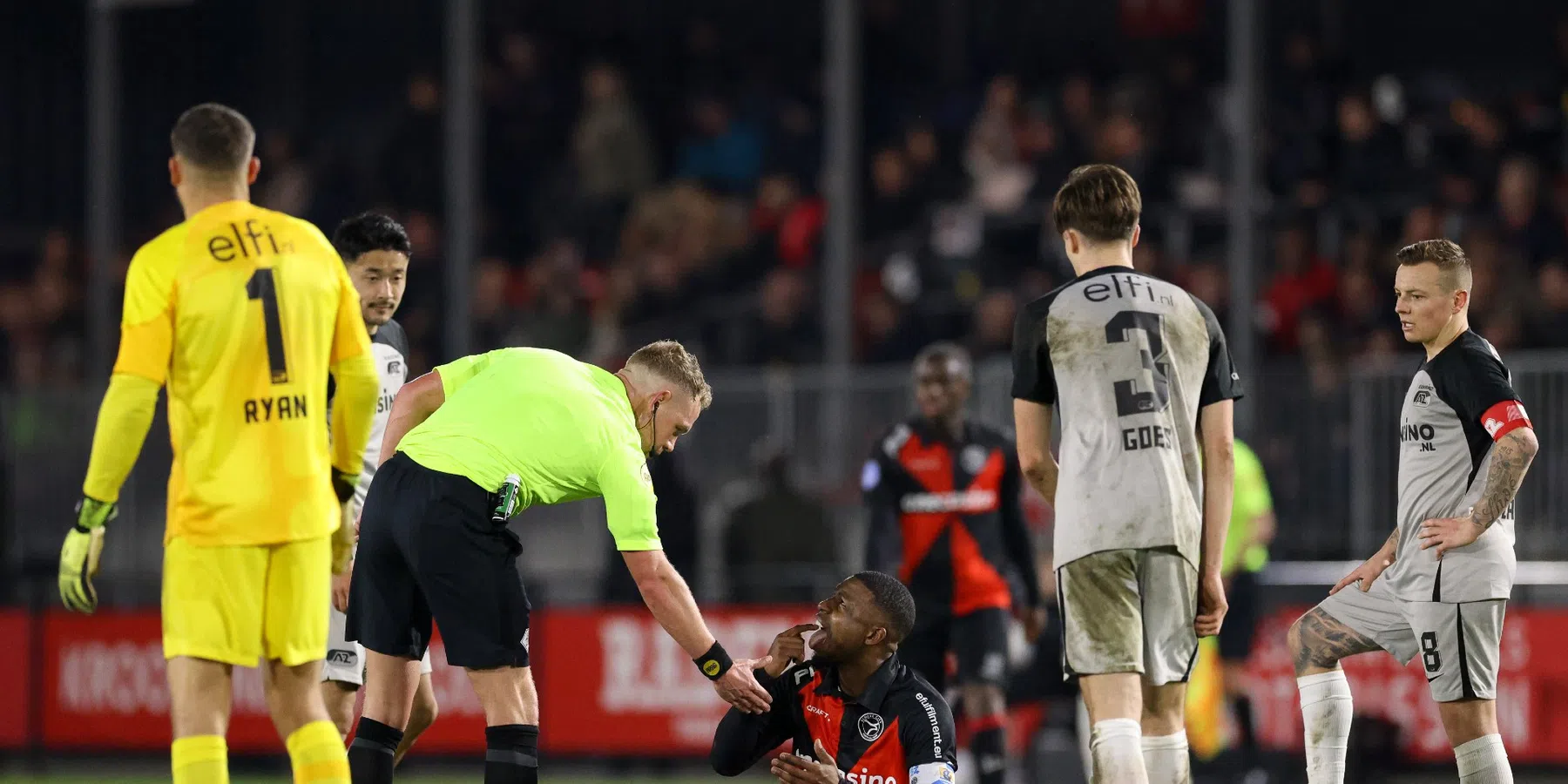 Aanvoerder Jordy Clasie erkent dat AZ de laatste maanden heel matig speelt