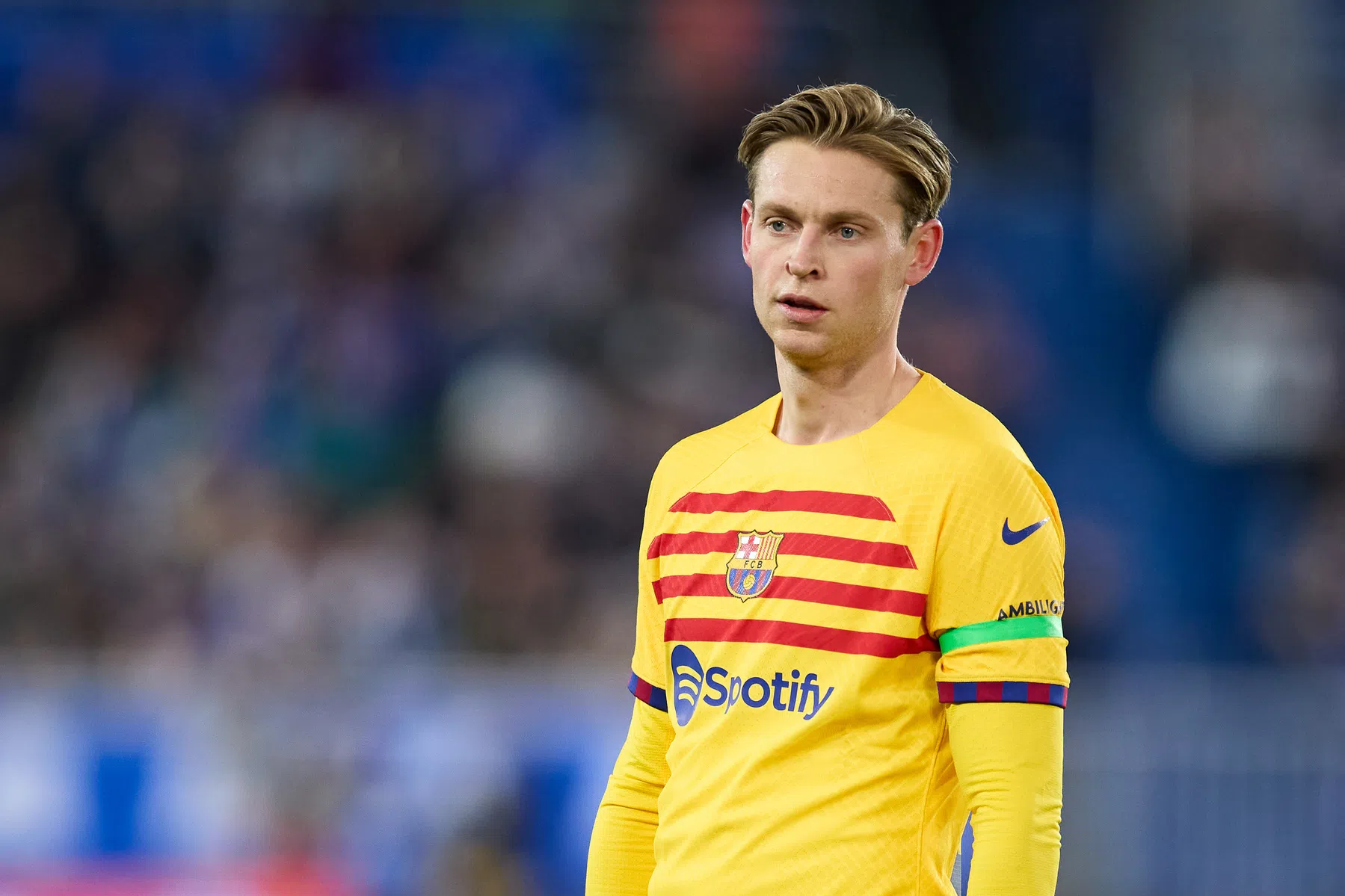 Wat vindt Frenkie de Jong van een mogelijke transfer weg van FC Barcelona?