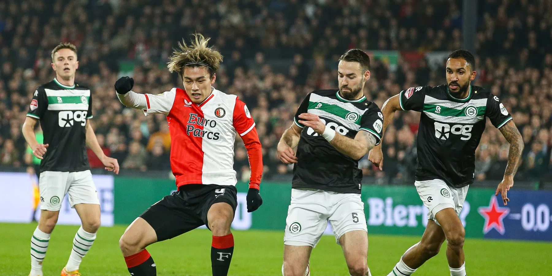 Volg hier de ontwikkelingen van het duel tussen Feyenoord en FC Groningen