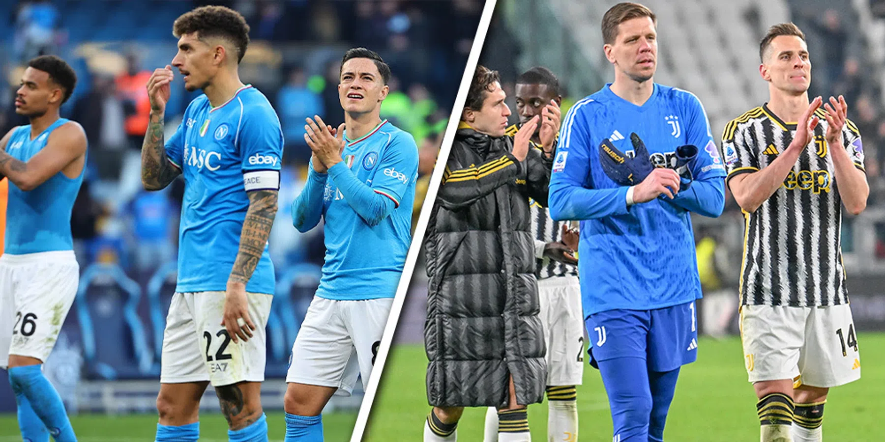 Waar en hoe laat wordt de Serie A-kraker Napoli - Juventus uitgezonden?