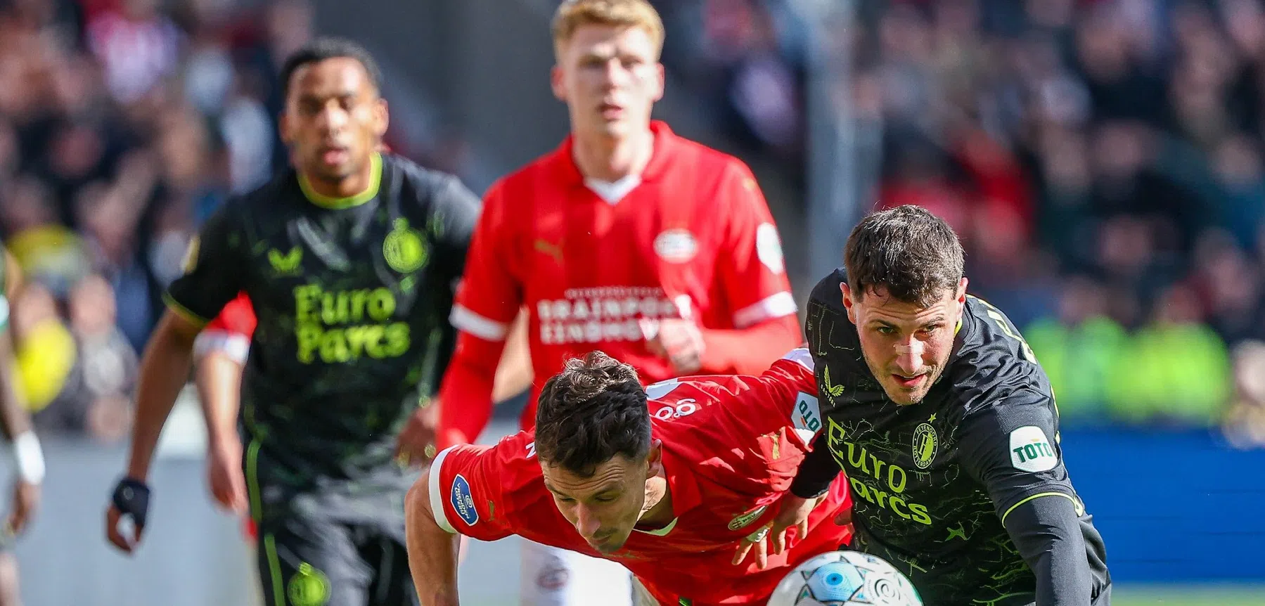 PSV en Feyenoord moeten de punten verdelen
