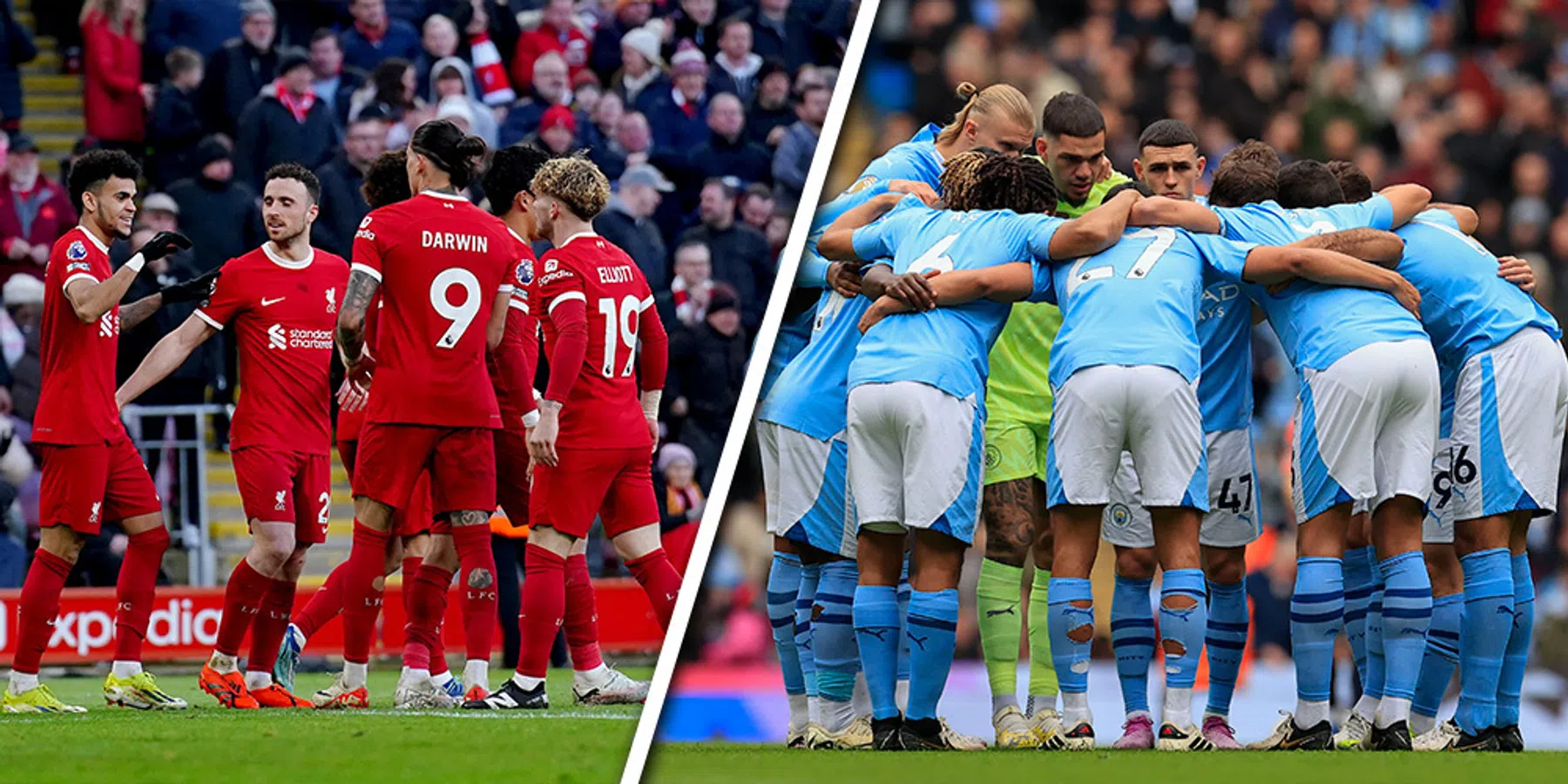 Waar en hoe laat wordt de Engelse topper Liverpool - Manchester City uitgezonden?