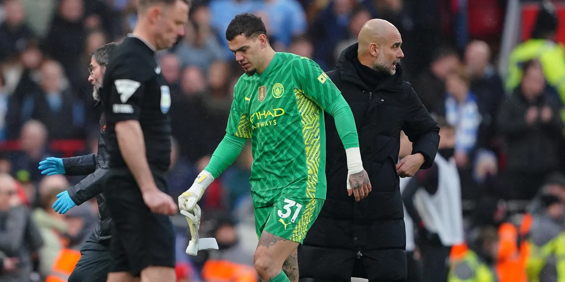 Deze blessure zorgt ervoor dat City-doelman Ederson een aantal wedstrijden mist