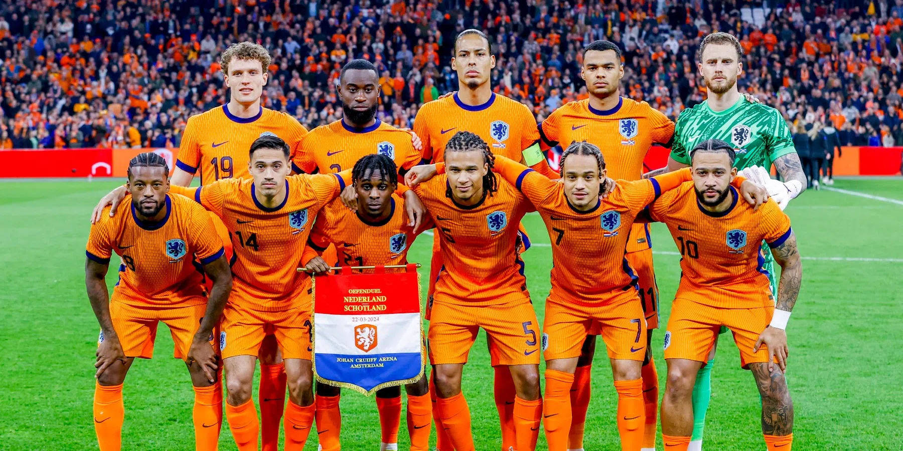 Wat is de vermoedelijke opstelling van Oranje tegen Duitsland?