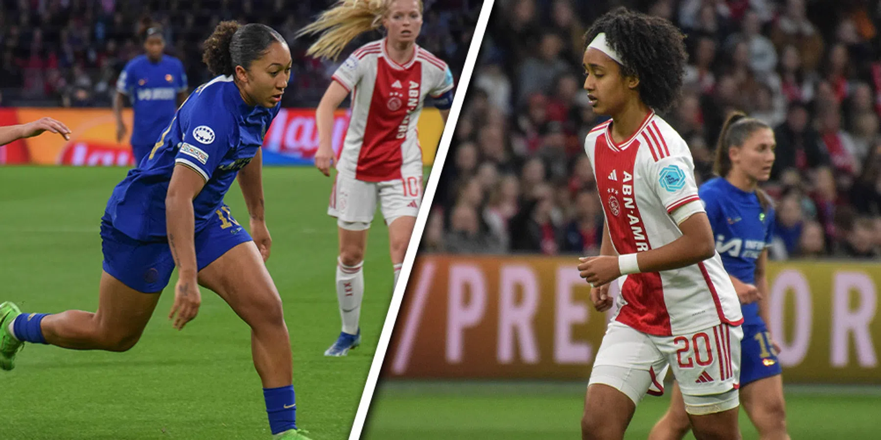 LIVE: Ajax Vrouwen tegen Chelsea Ladies in de Champions League