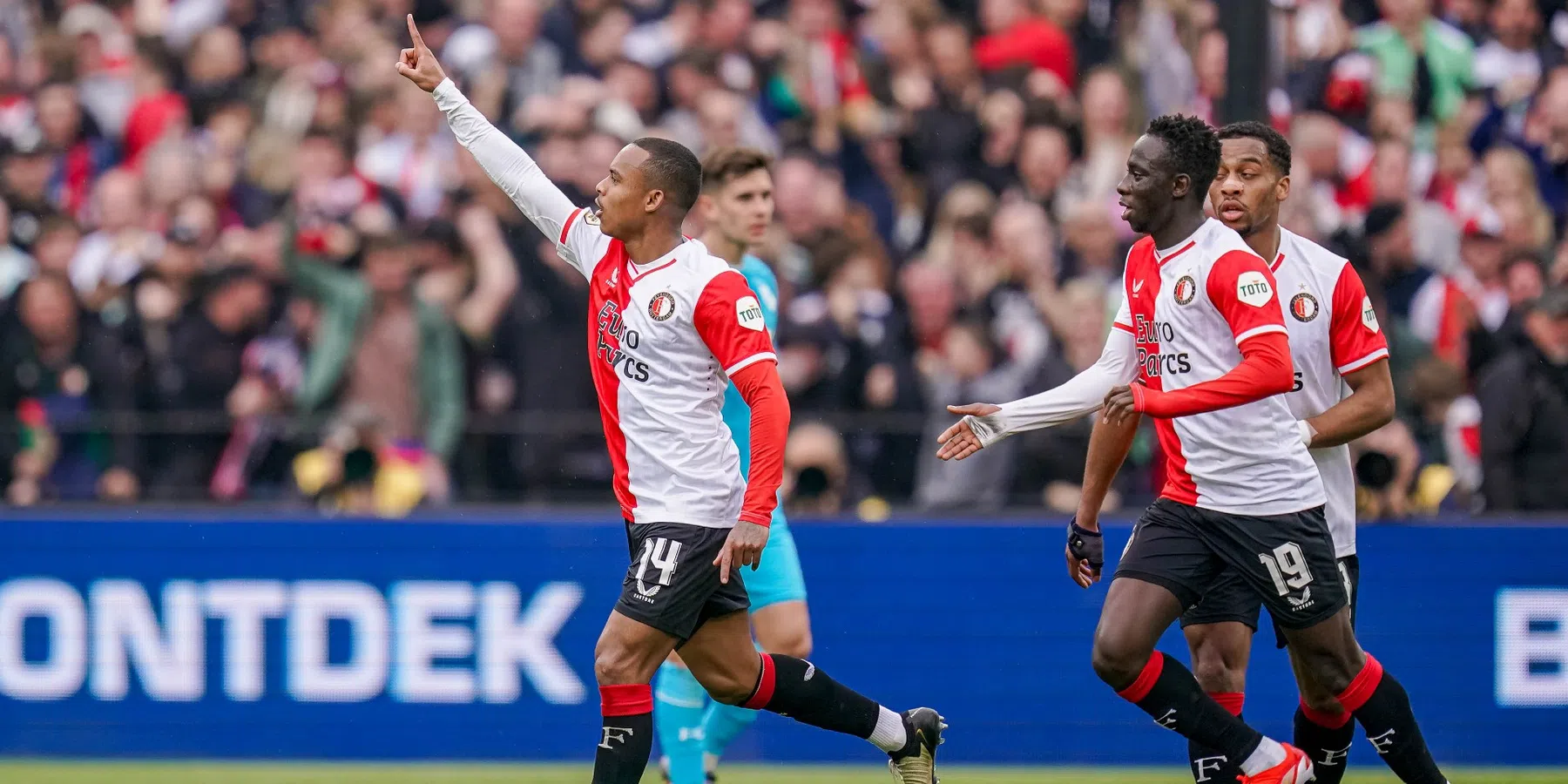 Bij Holland Casino wedden op een doelpunt van Paixão tijdens Volendam - Feyenoord