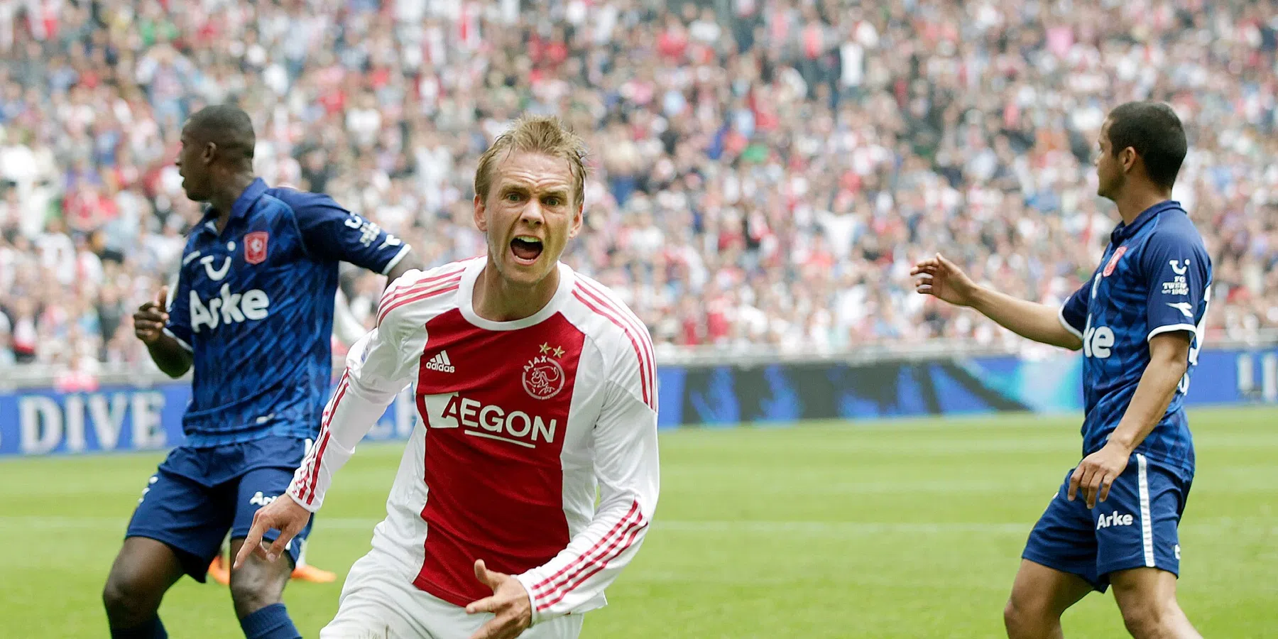 In dit seizoen pakte Ajax thuis tegen FC Twente de landstitel