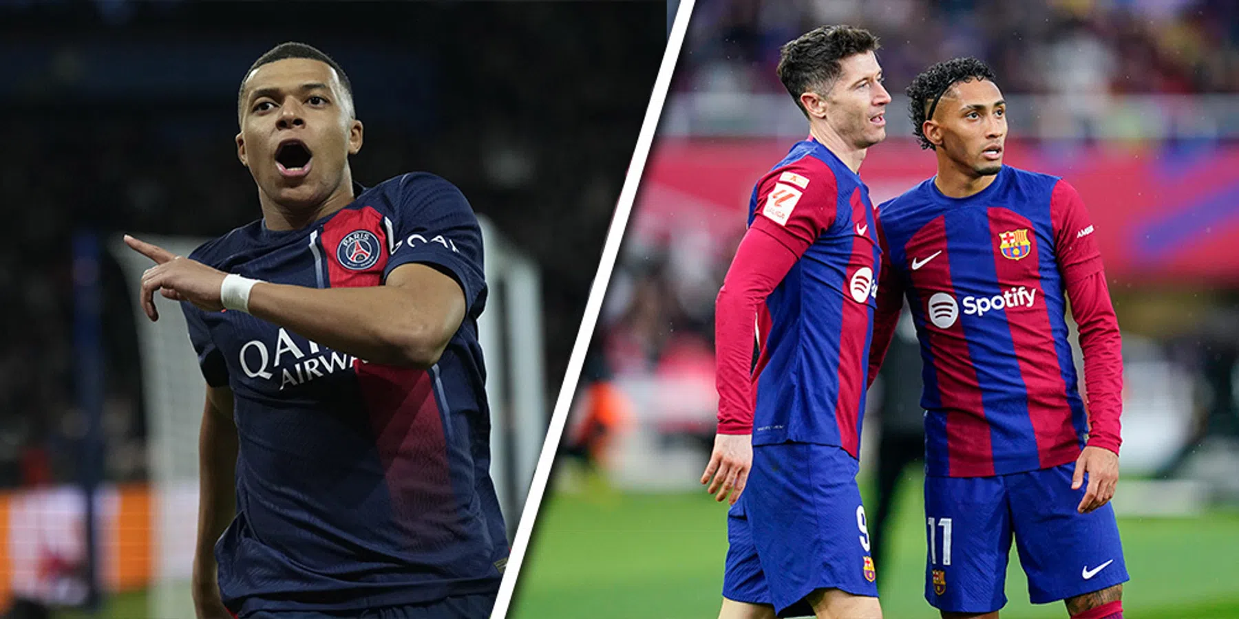 Op welke zender en hoe laat kun je PSG - FC Barcelona kijken?