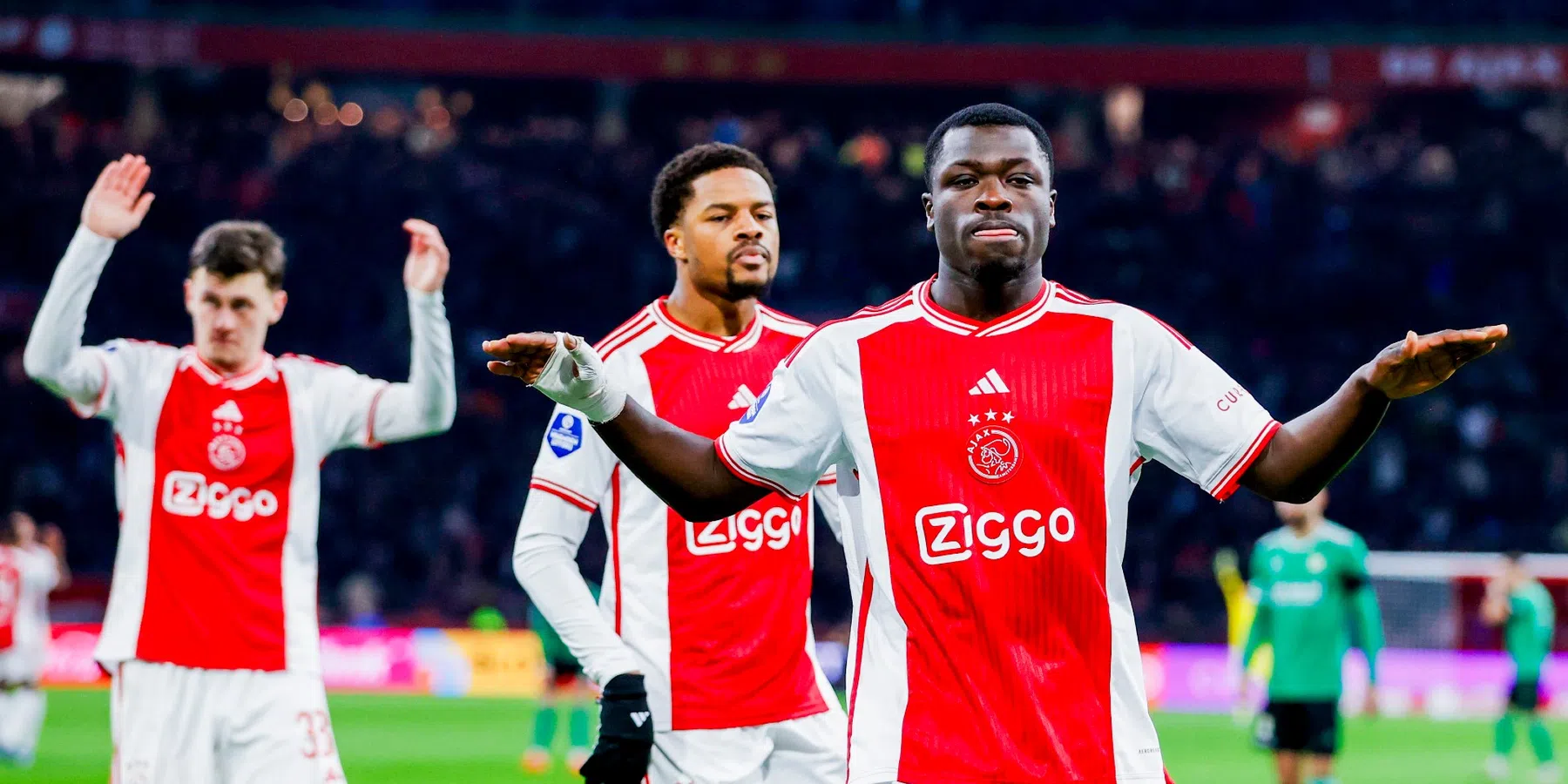 Brobbey keert terug bij Ajax en wil plek vijf terugpakken tegen Twente