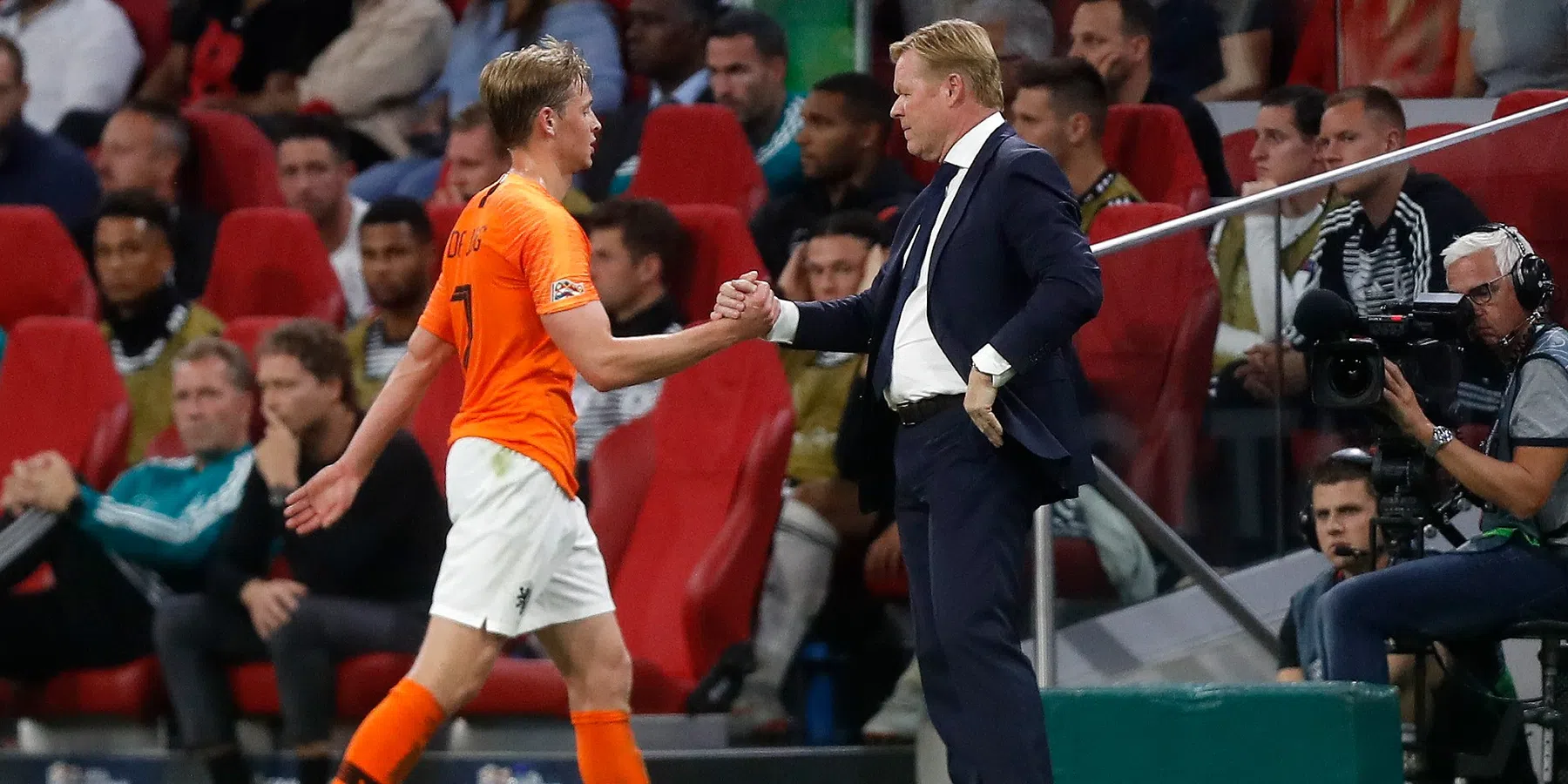 De Jong, Koeman en Van der Vaart waren bij het staatsbanket van prinses Amalia