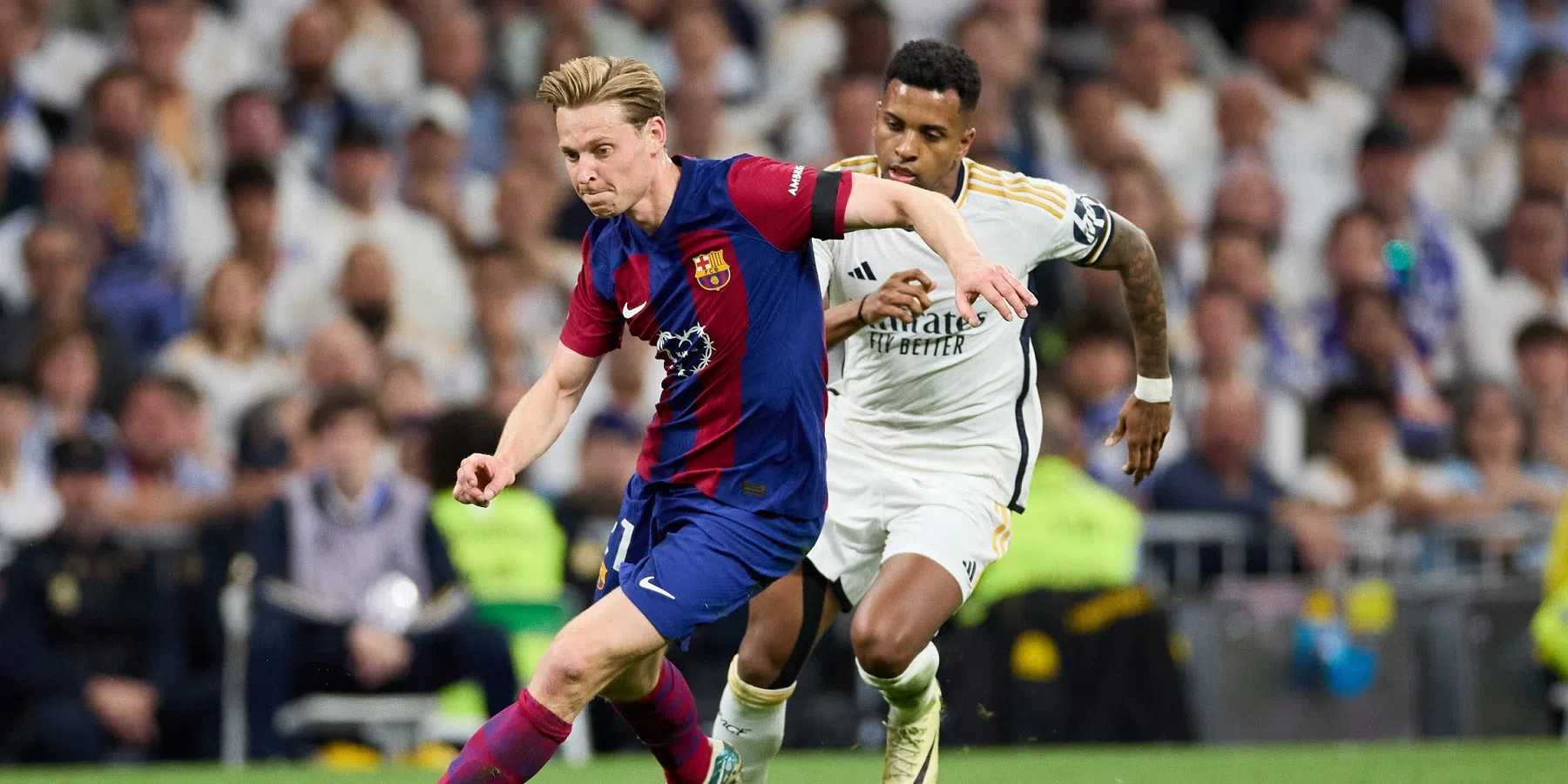 Real stap dichterbij titel na zege in Clásico, grote zorgen bij Barça om Frenkie