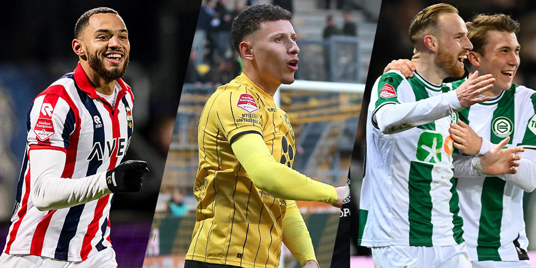 Titelspanning in KKD: dit is het programma van Willem II, Roda JC en FC Groningen