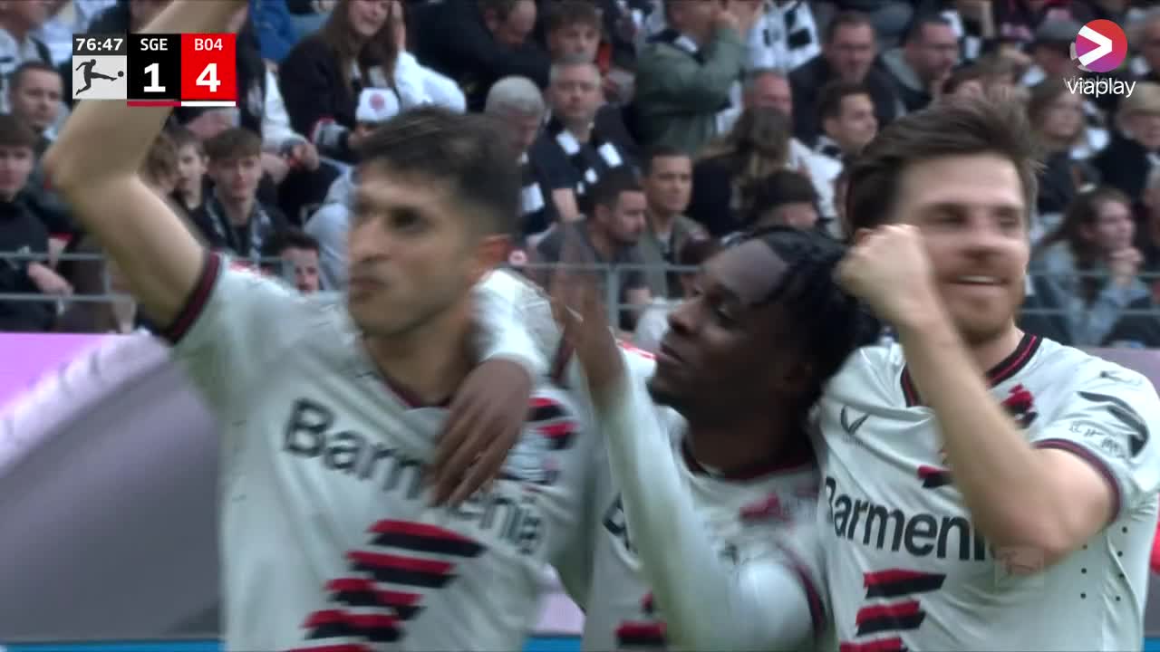 Jeremie Frimpong scoort 1-4