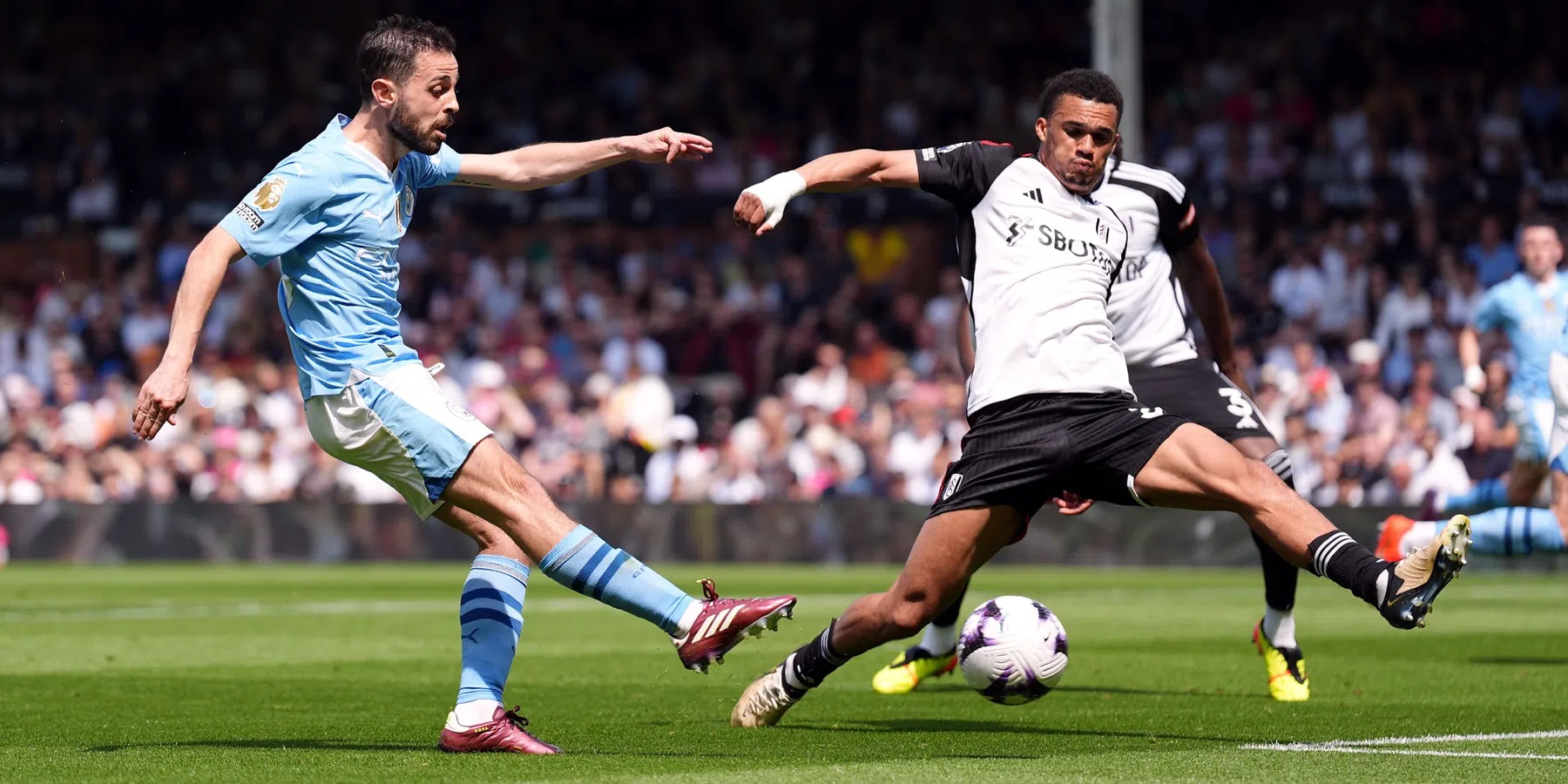 Manchester City pakt de koppositie na ruime zege op Fulham