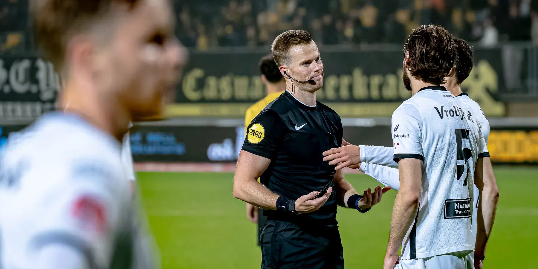 Gitzwarte avond voor Roda: play-off duel met NAC twee keer stilgelegd