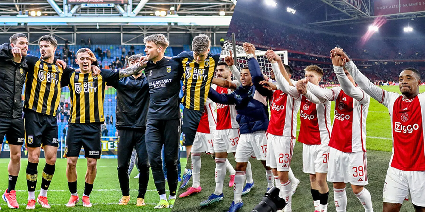 Waar en hoe laat wordt Vitesse - Ajax in de Eredivisie uitgezonden?