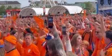Oranje-fanzone in Hamburg al flink gevuld: supporters komen in de stemming voor EK-start