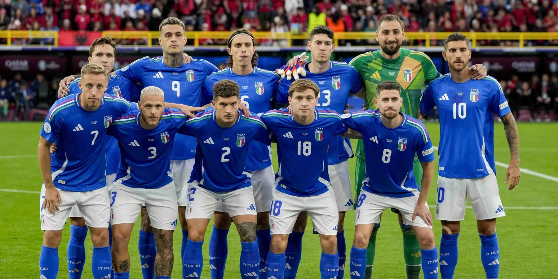 Vermoedelijke opstelling Italië tegen Zwitserland op het EK 2024