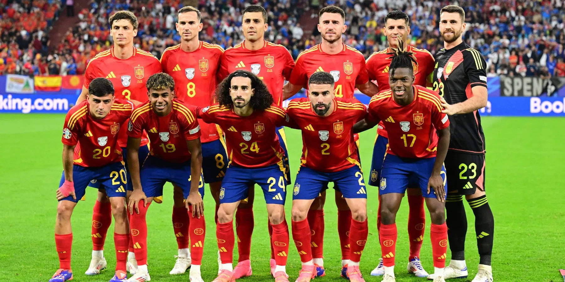 Dit is de vermoedelijke opstelling van Spanje voor de achtste finale tegen Georgië