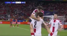 Georgië verrast vriend en vijand in achtste finale en pakt de leiding tegen Spanje