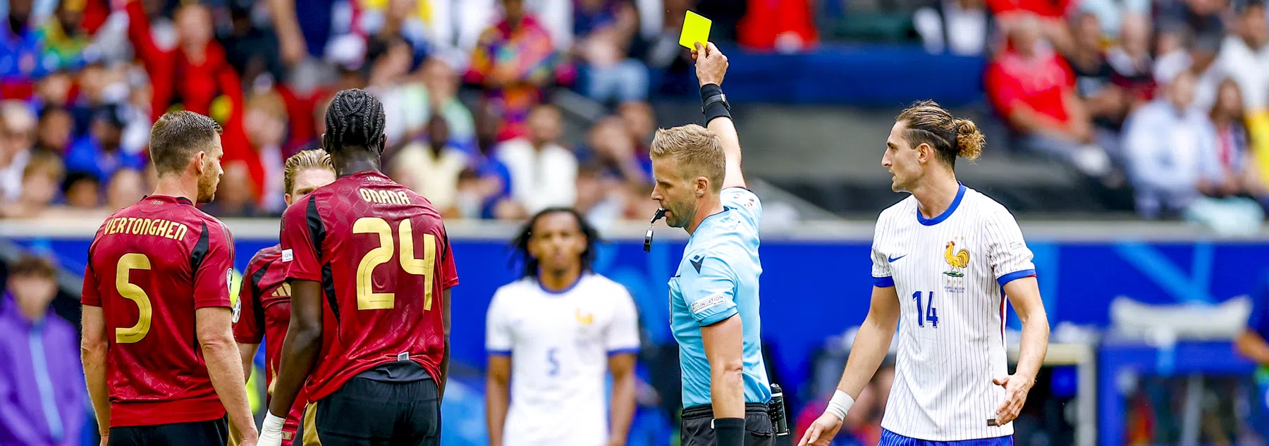 Welke spelers zijn geschorst in de kwartfinales van het EK?