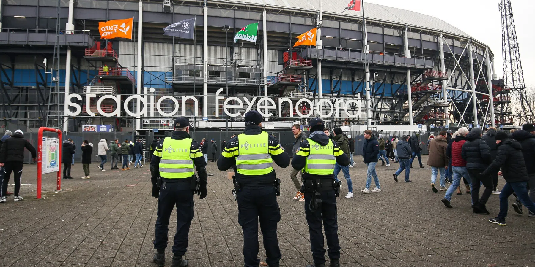 Ook komend weekend actie: bij deze Eredivisie-wedstrijden is er geen politie 