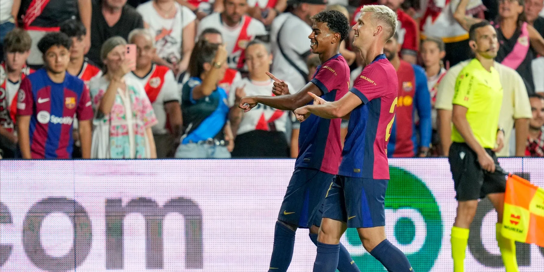 Olmo goud waard voor Barcelona bij nipte zege op Rayo Vallecano