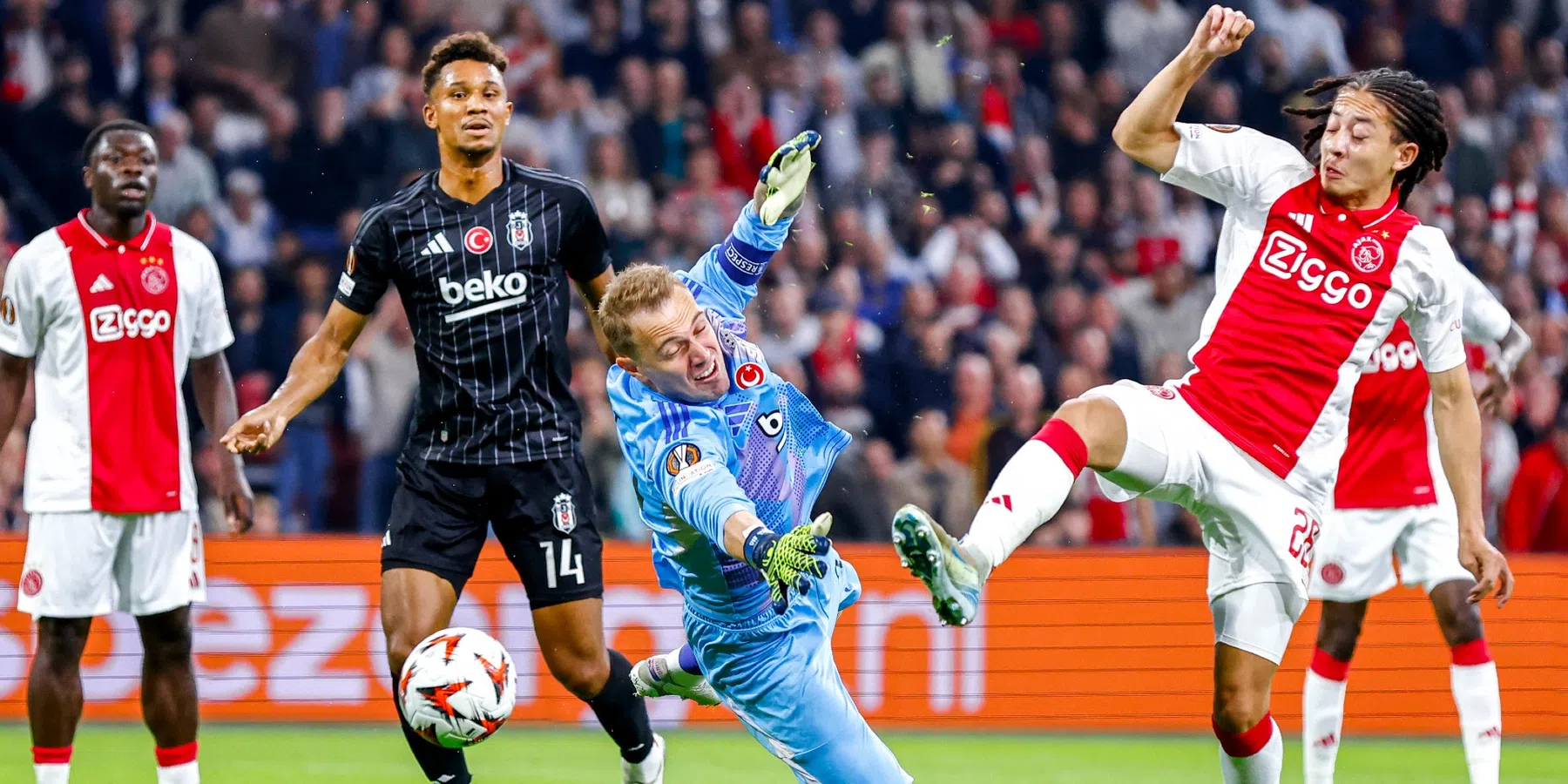 Dit zijn de reacties op de eerste helft van Ajax tegen Besiktas