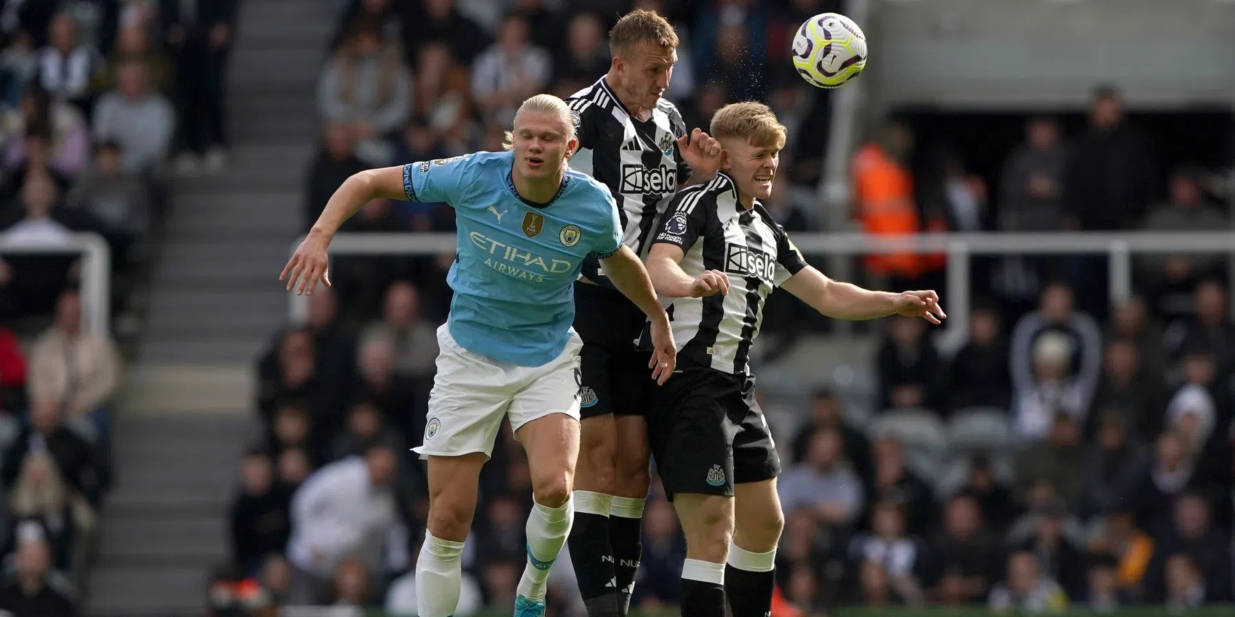 Manchester City weet niet te overtuigen en speelt gelijk tegen Newcastle United 