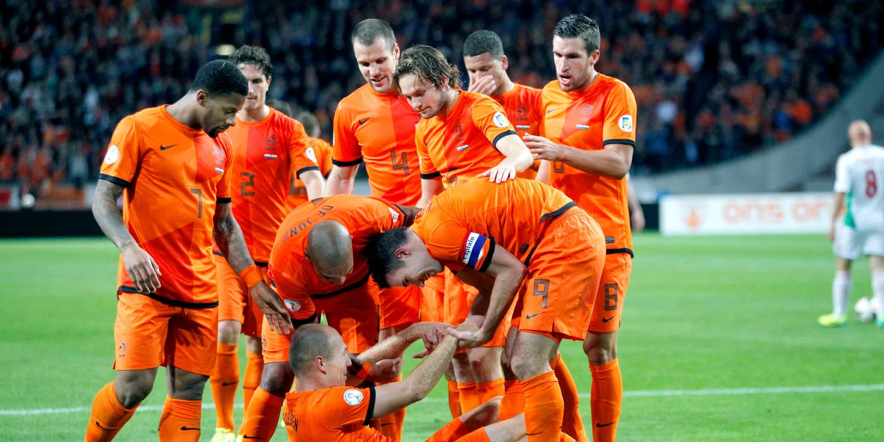 Dit record evenaart het Nederlands elftal wanneer er van Hongarije wordt gewonnen