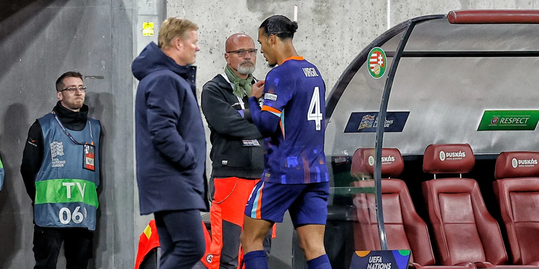 Van Dijk wil Oranje verlaten na rode kaart: 