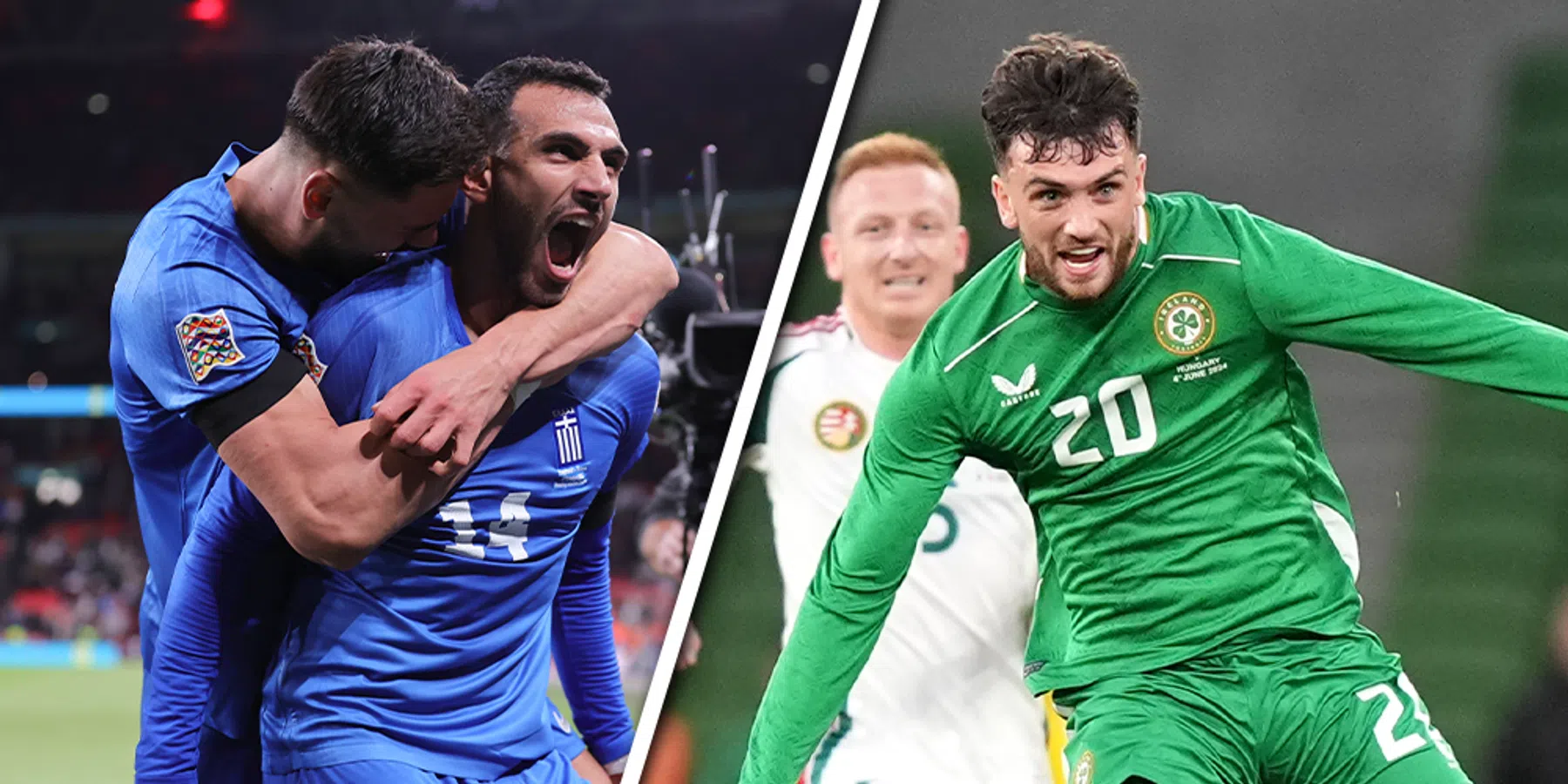 Waar is Griekenland - Ierland in de UEFA Nations League te zien?